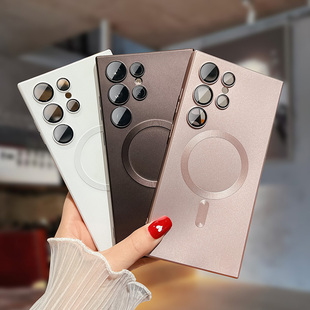 适用三星s25手机壳galaxy磁吸s26ultra专用s23+加s22硅胶s21fe全包镜头s20plus保护套note20新款s24u外壳edge