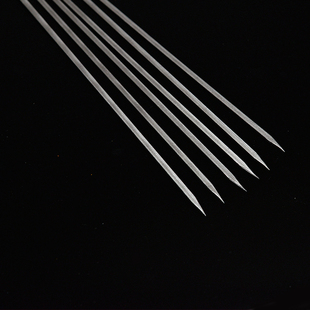 304不锈钢扁签户外烧烤针羊肉串烤肉签子 加厚不锈钢扁钢签