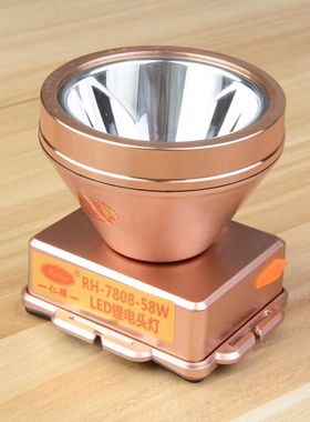 仁辉锂电池7808LED头灯强光长续航防水直充电远射头戴应急电灯 鱼