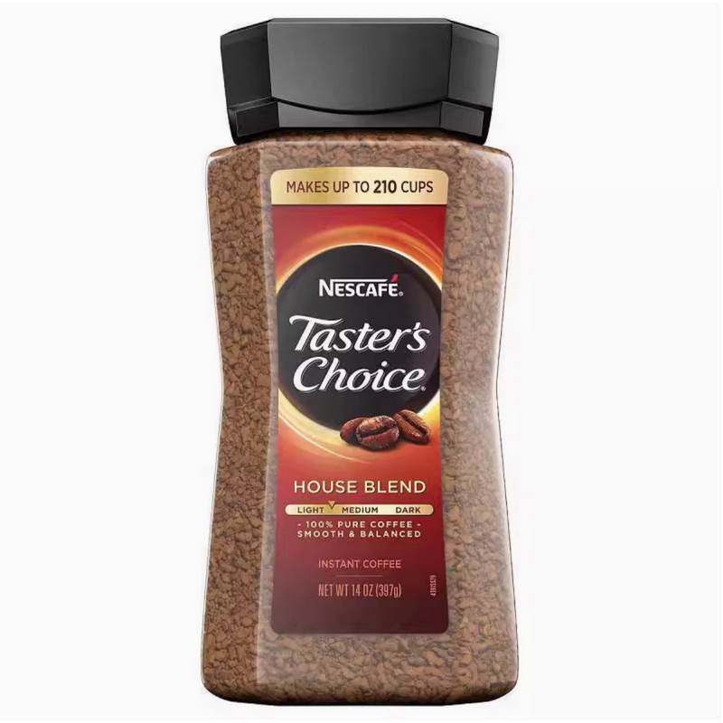 美国原装进口NESCAFE金牌雀巢原味无添加蔗糖速溶纯咖啡397g瓶装