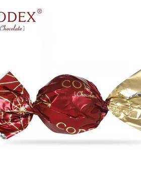 英国CODEX双扭夹心巧克力进口高档婚庆喜糖手扭库德士零食红色糖
