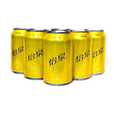京津冀 怡泉 汤力/干姜/原味苏打水 碳酸气泡水330ml*24罐/听