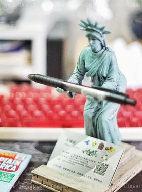 创意树脂工艺品过度自由女神系列笔托支架托盘手机支架多功能托盘
