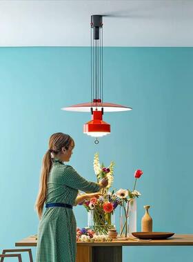 餐吧厅升降吊灯计师AL100766台可伸飞碟拉伸设缩灯