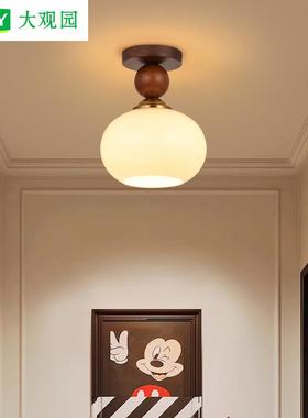 过中古风灯走廊灯现代简约入户玄关道阳71523台灯原7木灯具L21