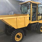 中旺倒四轮斗车矿掘用蹦蹦车挖机装 运输车 载IJT翻工程前卸式