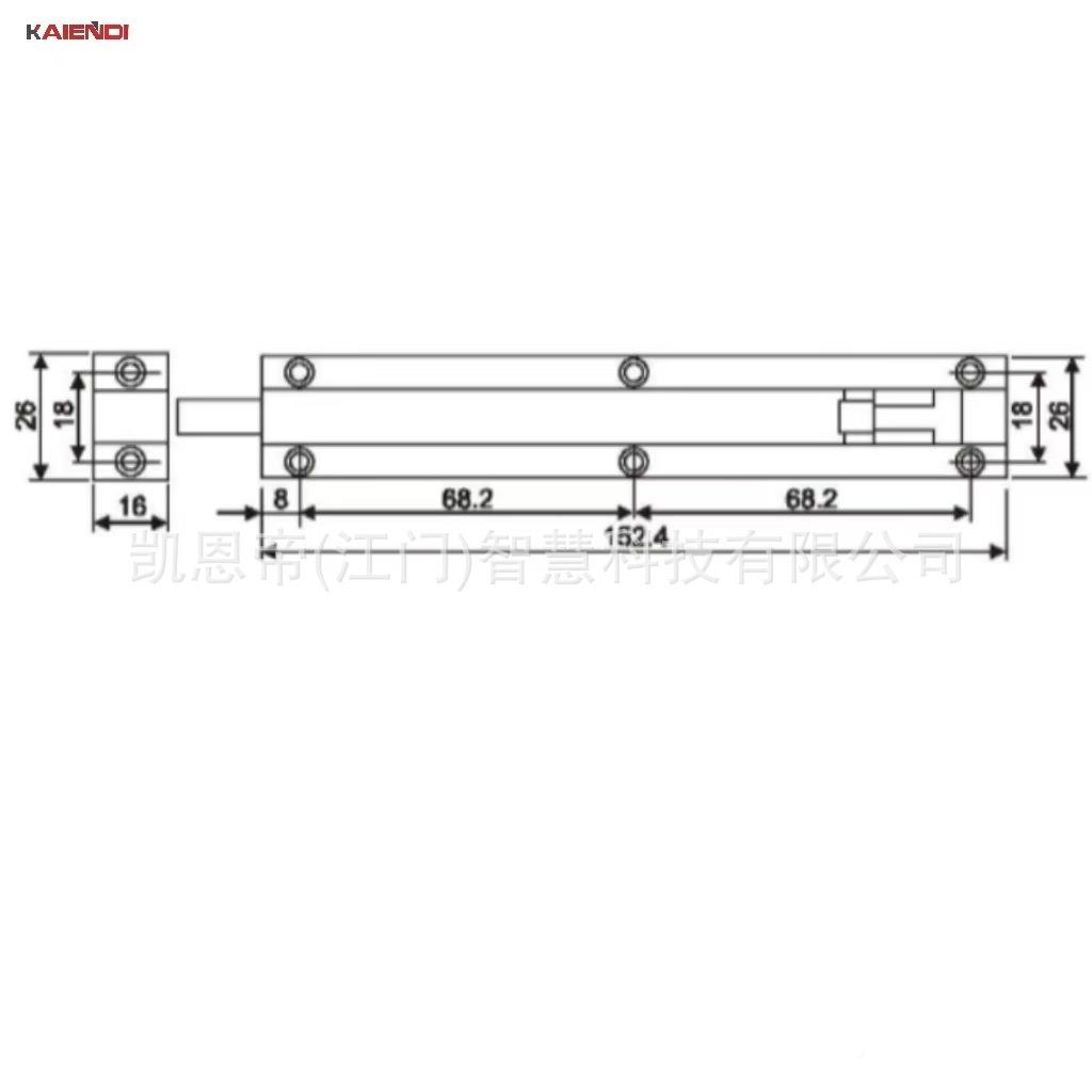 KAIN铜D铜插销I明E装铜颈状插销门窗门栓159仿古