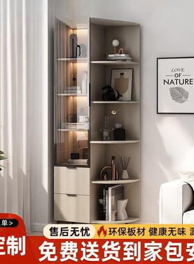 收纳柜墙柜角柜飘窗柜客厅多展示置物层架ONB拐角卧室床头柜角多