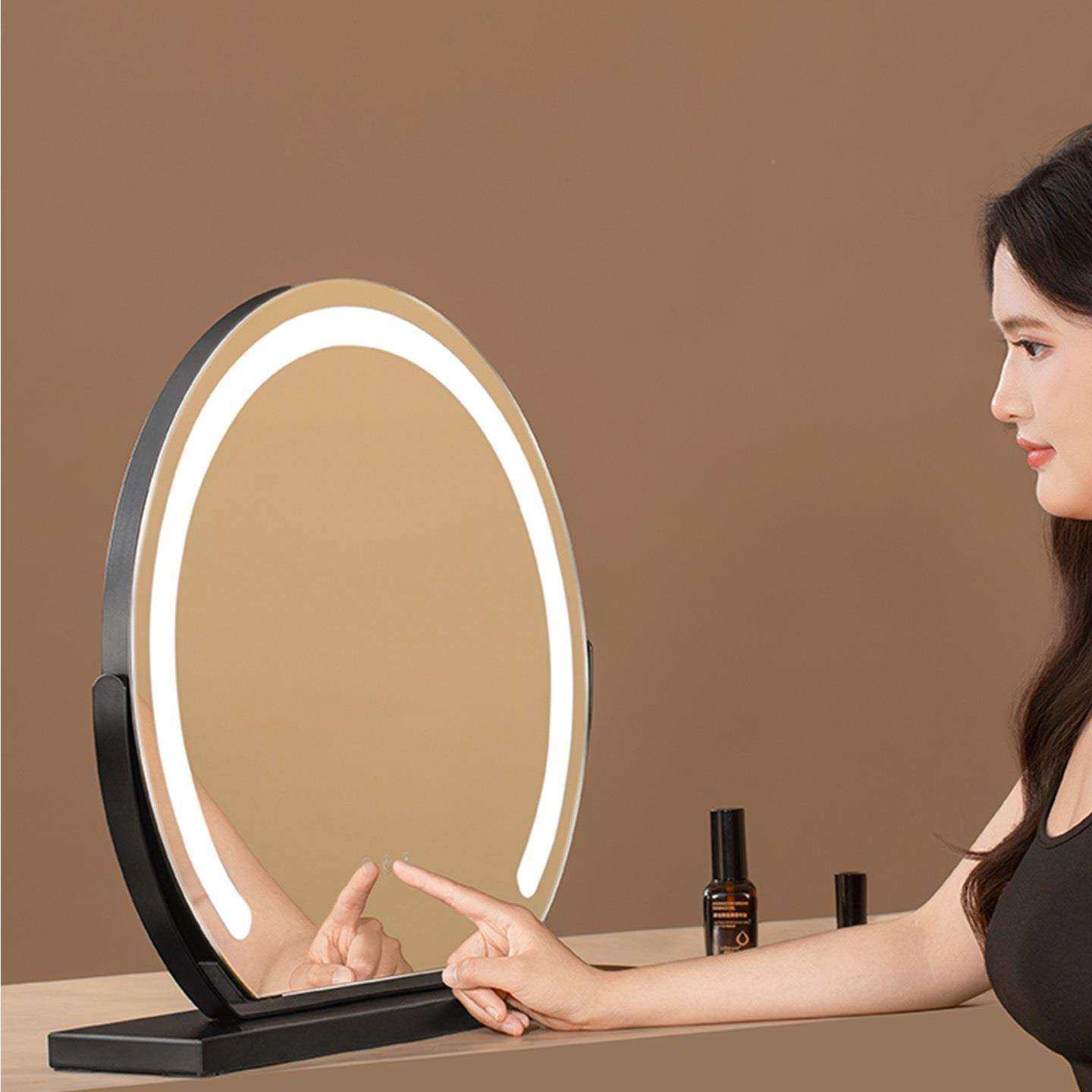 高清led化镜LHG子带灯梳妆室镜台式桌面智能家简约主妆卧用网红大,饰品/流行首饰/时尚饰品新,其他DIY饰品配件,淘宝优惠券,粉丝福利购,淘宝优惠卷