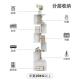 拐转角柜靠客墙置物架墙角收纳架厅卧室转角三书架多角OY 25层