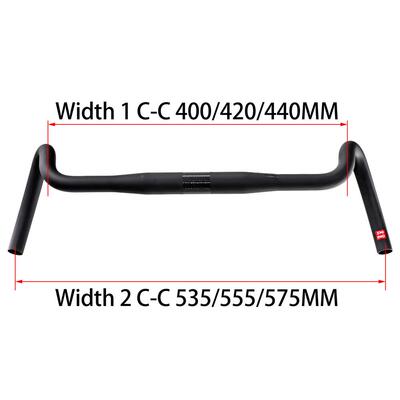 PRO外摆设计纤维把大角度弯把越野公路自行角车GRAV3EL车把0NTP碳