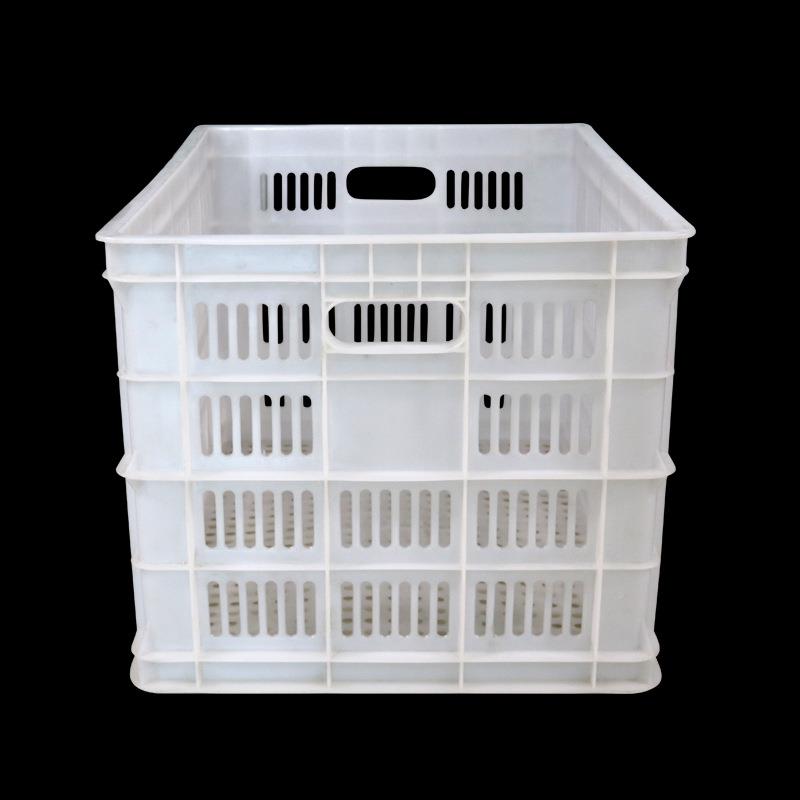 加厚680筐蔬菜配送塑框料周转筐快递SJV货筐配长方形快递塑料筐