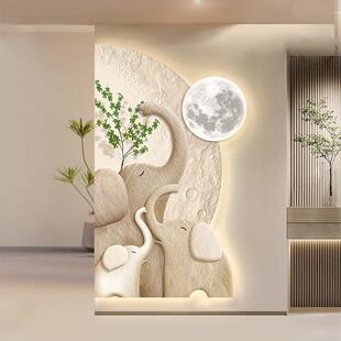 吉祥如走意入户玄关装饰象正对门光ledBHWC-202发大廊过道挂客厅
