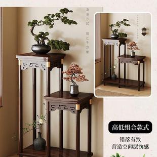 室内F9855JMM多 物架阳台实木花台025新落款 中花架子2客厅地式 置式