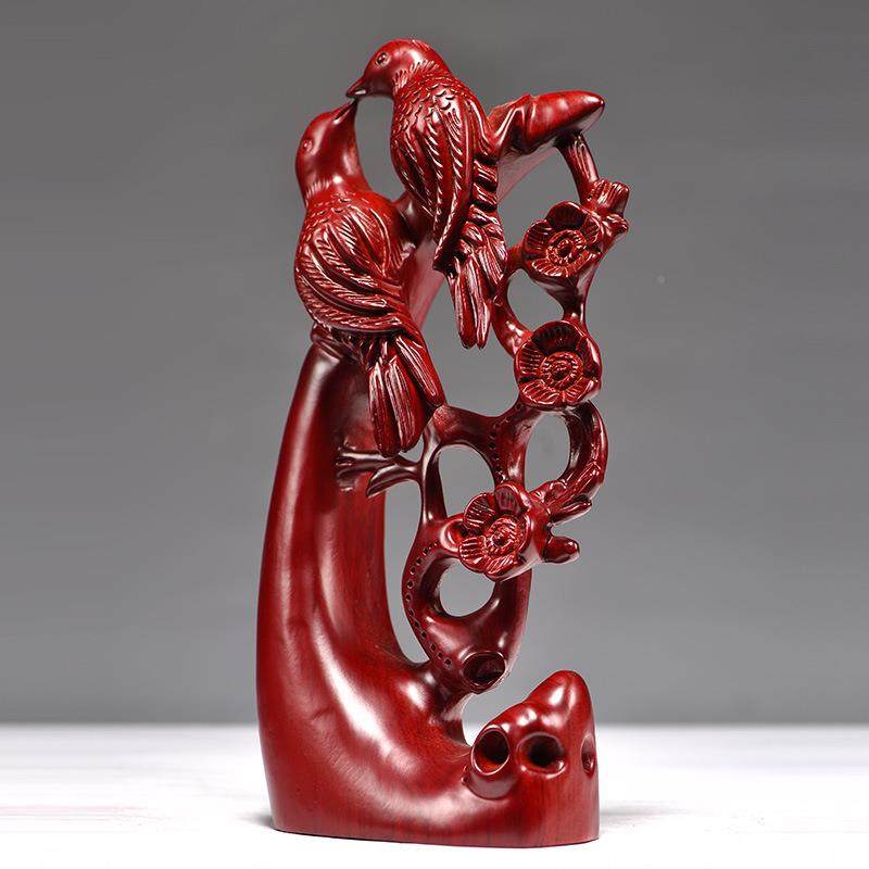 红花梨木木喜上眉梢摆件257花红色实根雕动物鸟喜鹊家居办公工艺,电子/电工,接线端子,淘宝优惠券,粉丝福利购,淘宝优惠卷