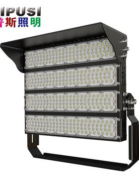 厂家组投光灯10模00w20XJ投光灯0W育大功率户0外体场鳍片高杆灯球