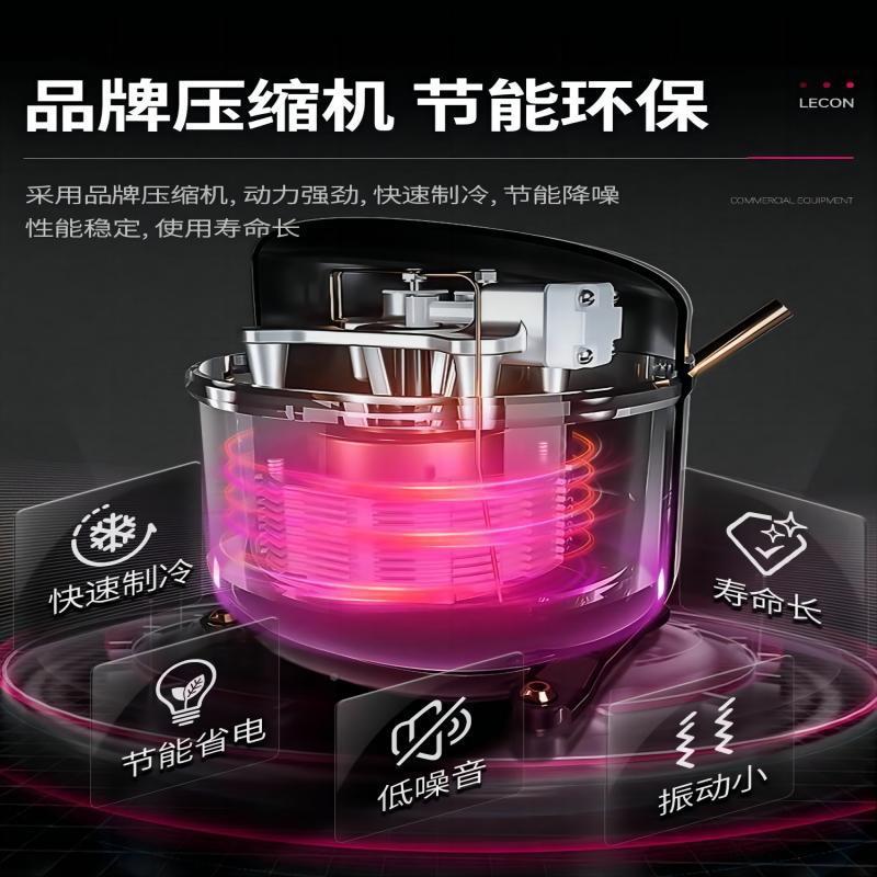 乐/创649超市大容量保鲜冷冻卧岛柜展商式用便利店速冻雪糕示柜