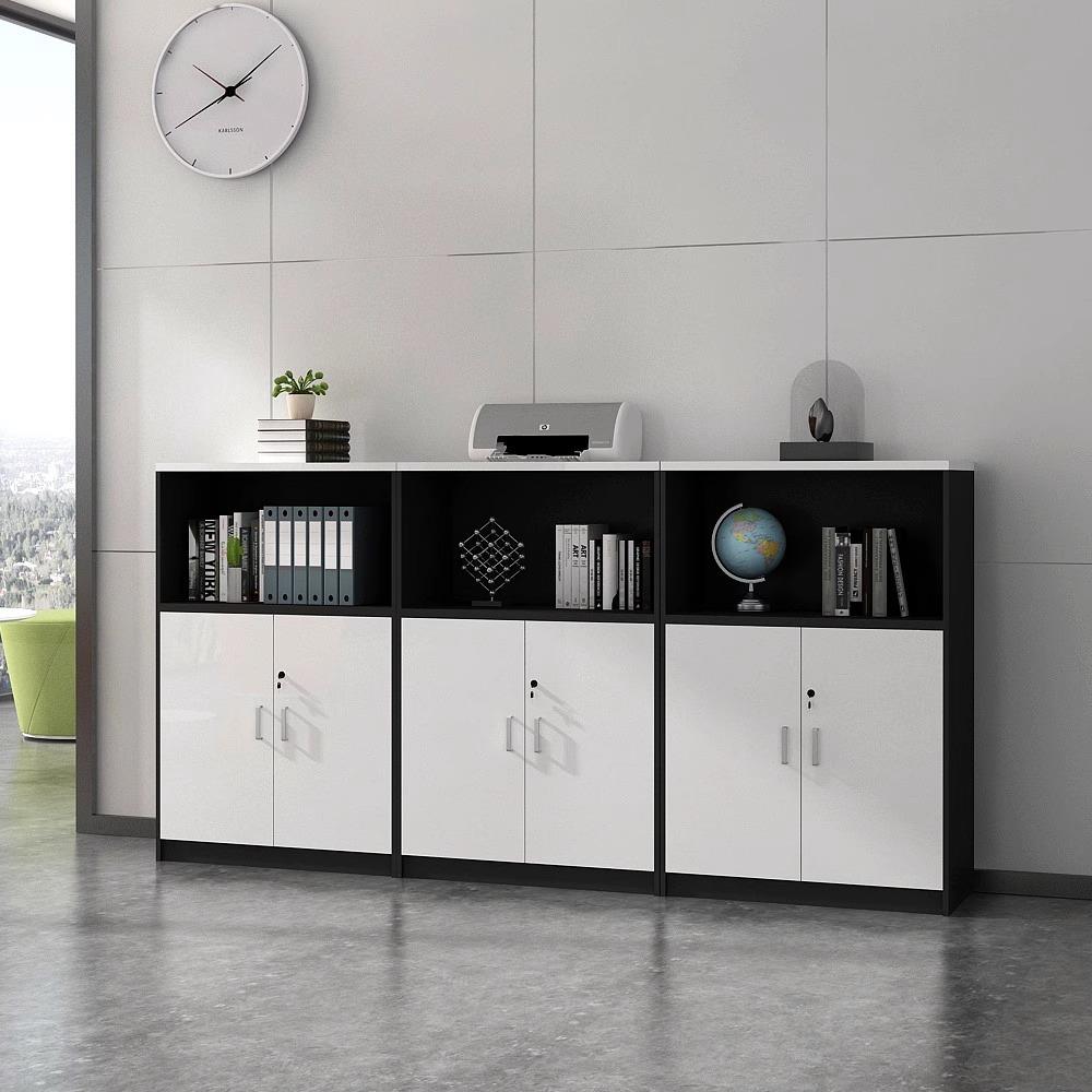 文柜柜矮柜室资料柜带锁木质办公YQwenjia储物柜隔断长件条展示地