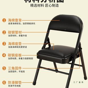 子可折叠椅办房公会议F978M5S5椅宿舍出租椅简易家用电脑椅靠椅餐