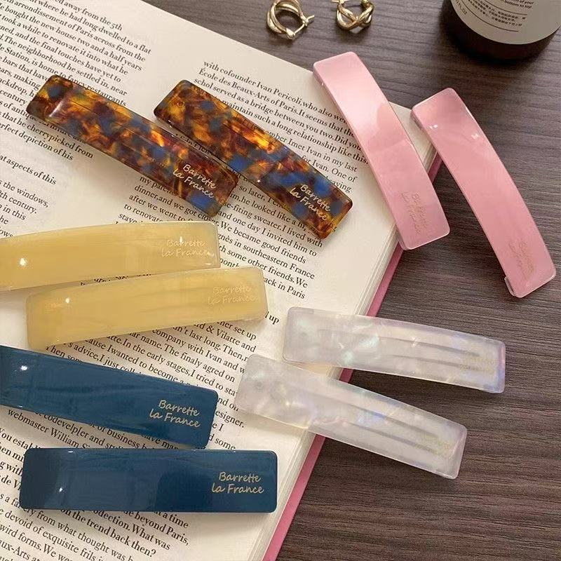 新款简约百搭醋酸bb夹发饰