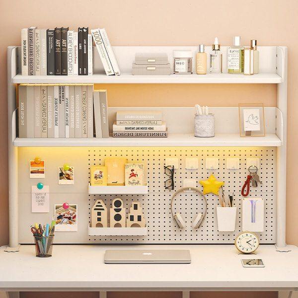桌面置物架可拆卸洞洞板书桌学生家用夹式公书架收纳整理架,收纳整理,书桌收纳置物架,淘宝优惠券,粉丝福利购,淘宝优惠卷