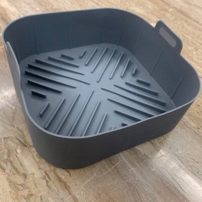 空气炸锅硅胶烤盘硅胶垫COSORI 5.5L 可用21cm 硅胶空气炸锅盘