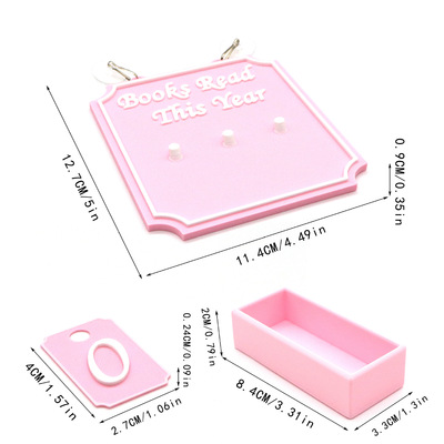 抖音同款跨境 Hanging Bookshelf Counter bookish decor 悬挂阅