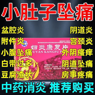 妇科炎症用药正品瘙痒异味发黄白带多豆腐渣盆腔炎口服消炎药 S