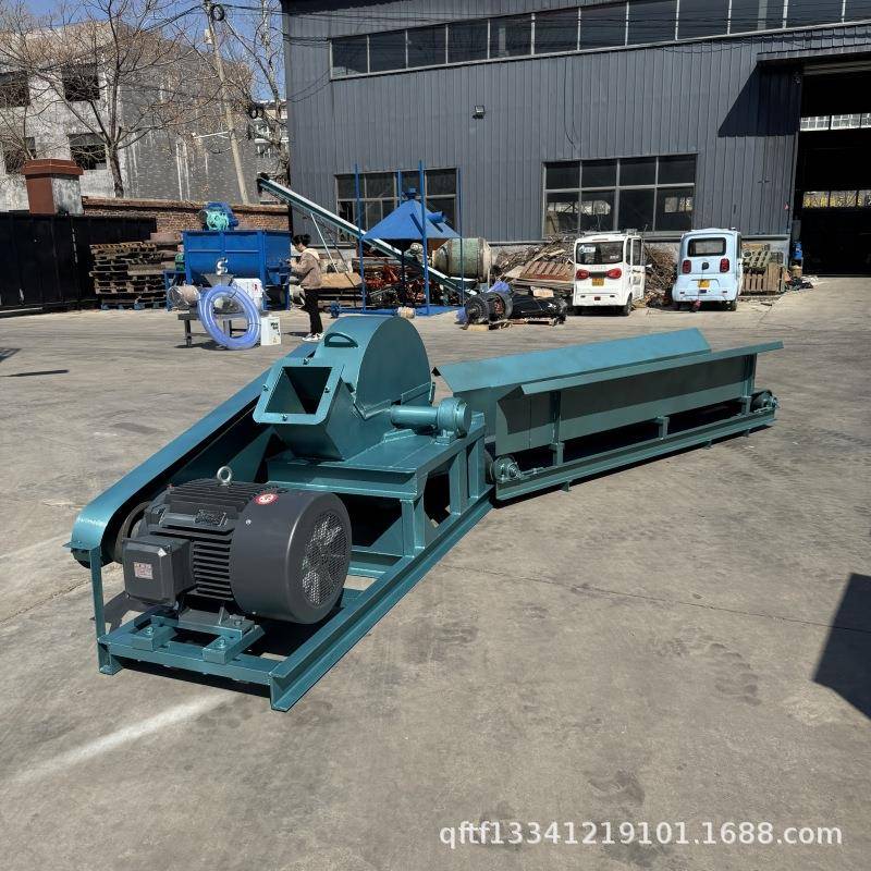 竹木两用盘式削片机园林绿化树枝切片机干湿圆木楠木移动削片机