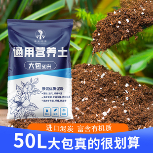 营养土养花通用型种菜种花多肉植物专用种植花土壤家用泥炭土