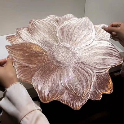 花朵隔热垫金色防水防油污