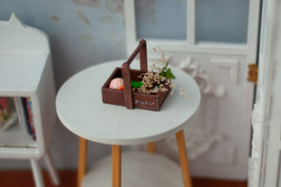 6分BJD小布blythe/怪高可儿azone娃屋家具DIY 小木盒材料