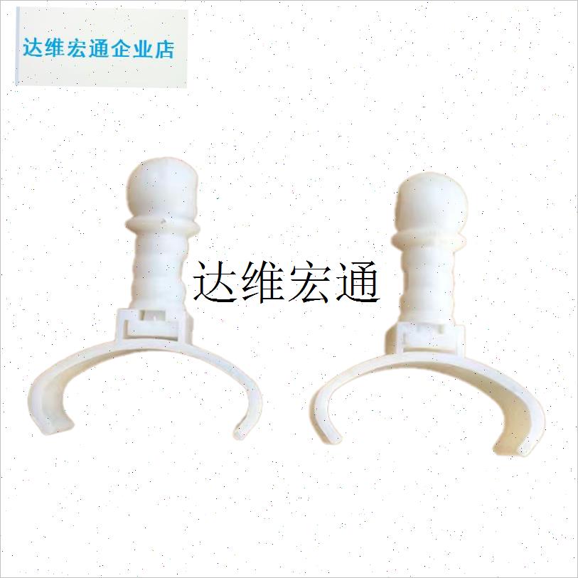 暖气片毛巾架配件卡扣免打孔散热器50 6J0 70管晾衣架卡子白色夹,