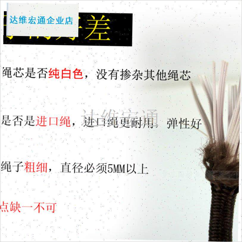 子配件牛筋绳松紧绳绳子绑绳橡皮筋加粗弹力折叠.躺椅专用线.