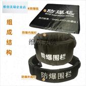 l防爆毯防b爆围栏 1.6米机场地铁防护防火防暴罐安保反恐器 1.2米