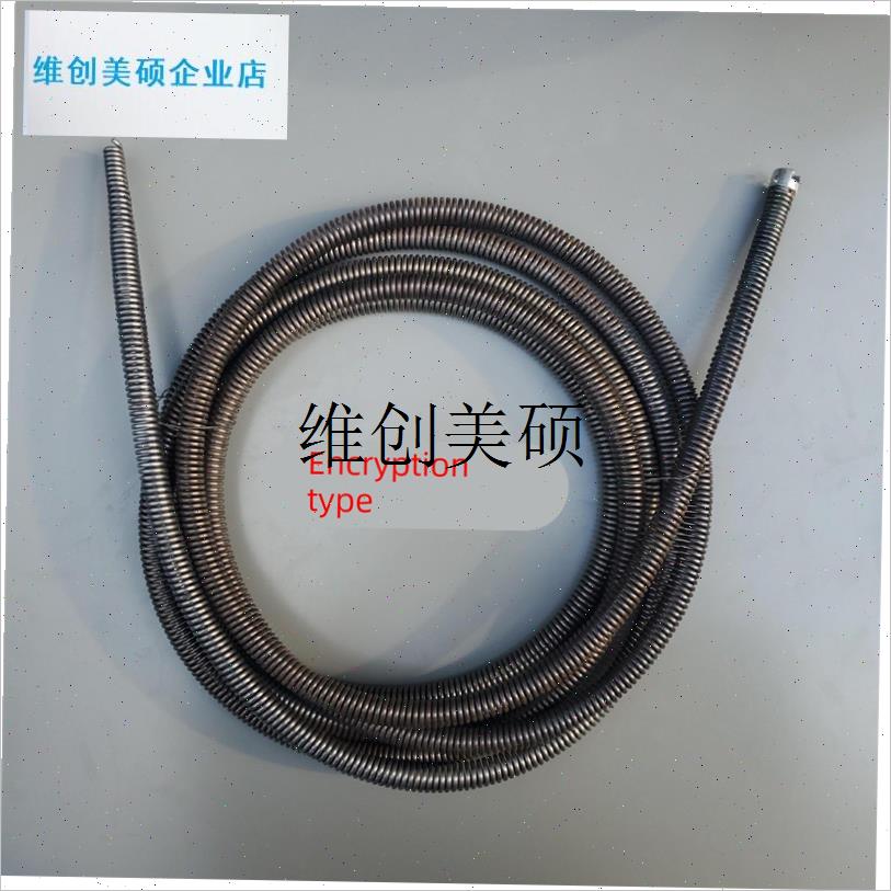 l电动管道疏通机16mm引导簧软簧B加密过弯尖簧大肚头簧电钻疏通马