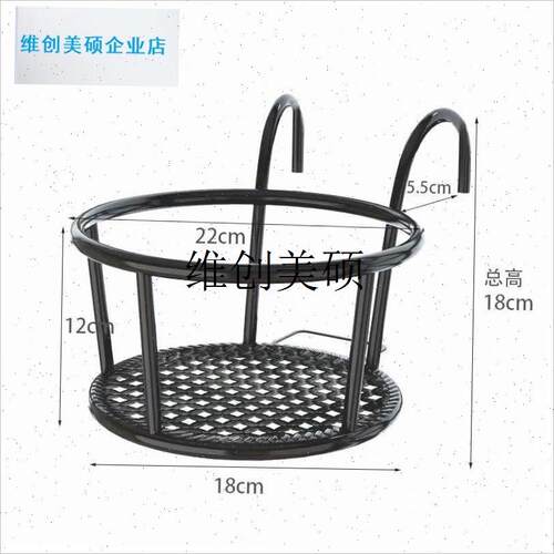 l铜钱草鱼缸固水培植物定植篮架EG造景水草根器挂钩铁艺多肉盆