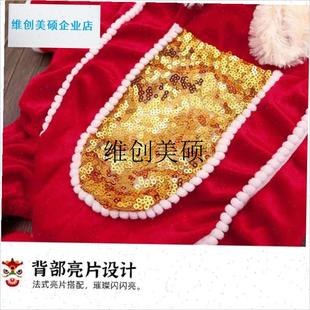 l舞狮子宠物拜年喜庆醒狮四u脚搞笑衣服狗狗猫咪搞怪装过年柯基新