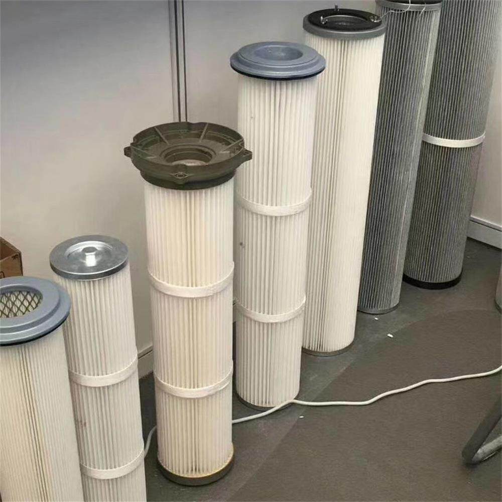 六耳快拆除尘滤筒粉末除尘器ptfe覆膜滤筒防静电滤芯空气过滤器