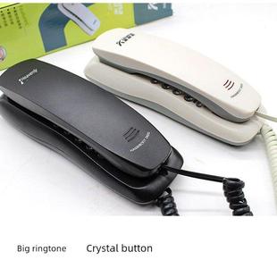 水晶按钮壁挂式电话家庭座机壁挂式内线扩展电梯迷你小型固定挂机