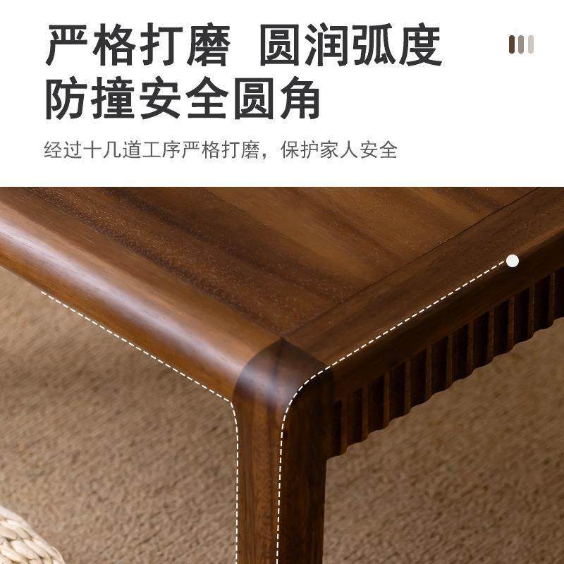 实木飘窗桌子阳台榻榻米茶桌胡桃木罗汉床茶几客厅家用隔断小炕几,基础建材,脚轮/万向轮,淘宝优惠券,粉丝福利购,淘宝优惠卷