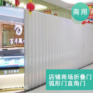 临时简易门开放式厨房开通燃气验收一次性免打孔安装假折叠门隔断