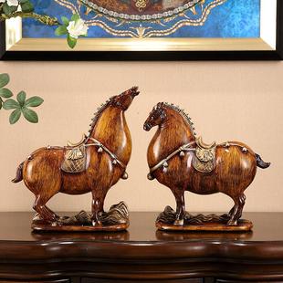 马摆件大号招财唐马客厅工艺礼品摆饰办公室桌酒柜摆设公司开业乔