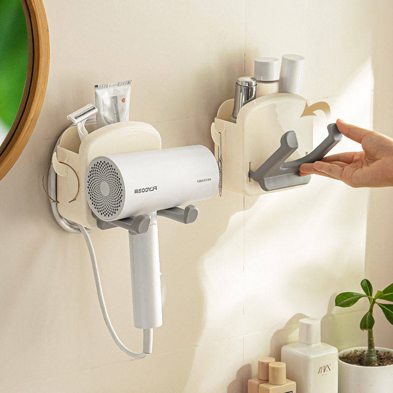 吹风机支架壁挂免打孔风筒固定器电吹风架宿舍卫生间多功能置物架,收纳整理,吹风机防尘袋/罩/架,淘宝优惠券,粉丝福利购,淘宝优惠卷
