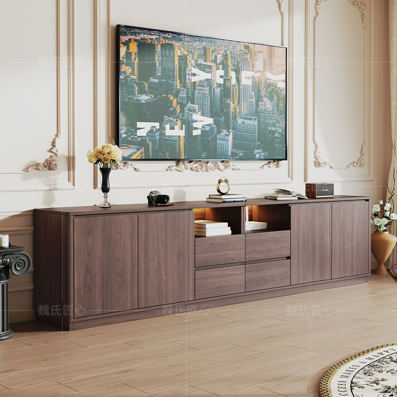 中古风电视柜客厅落地款法式复古家用大容量收纳置物电视柜储物柜,住宅家具,电视柜,淘宝优惠券,粉丝福利购,淘宝优惠卷