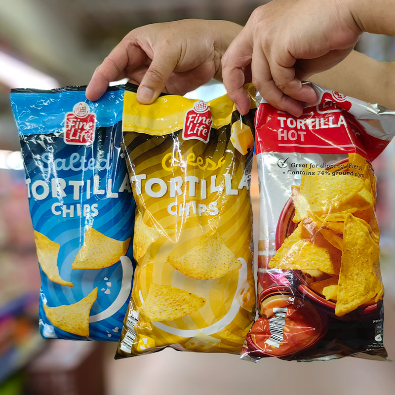 【麦德龙】比利时进口荟食FINE LIFE玉米片辣味原味奶酪味200g