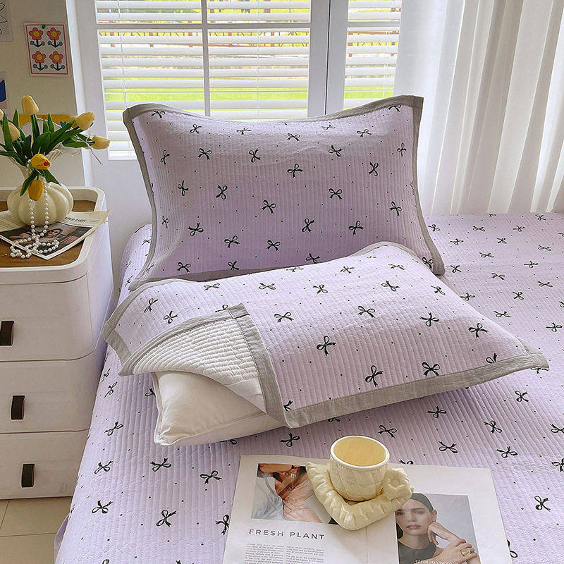 双层纱枕巾一对装夹棉加厚家用成人情侣人绑带可固定隔脏枕头巾,床上用品,枕巾,淘宝优惠券,粉丝福利购,淘宝优惠卷