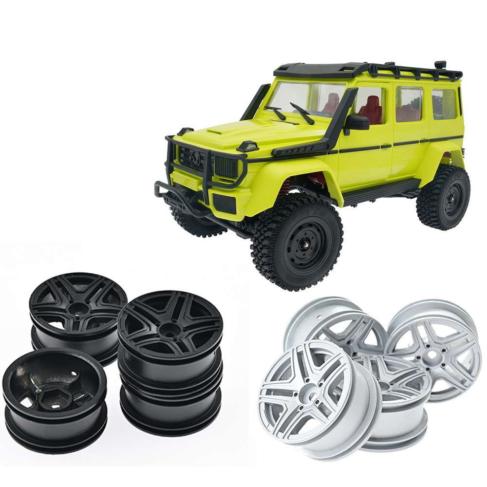 莽牛1:12遥控车配件MN86K MN86KS 4*4攀爬车升级原厂金属轮毂改装