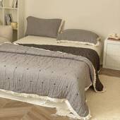 新保款 端轻奢高加厚暖十层纱布DSZ棉花糖秋被被子泡芙春被芯两用