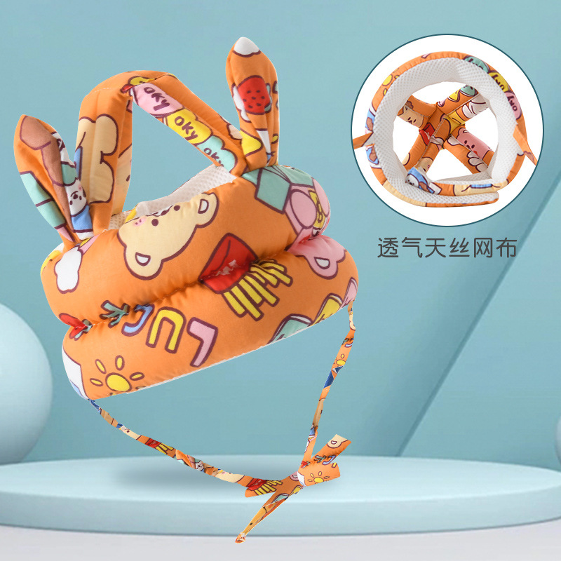 婴儿学步护头防摔帽宝宝学走路头部保护垫儿童防撞枕夏季透气